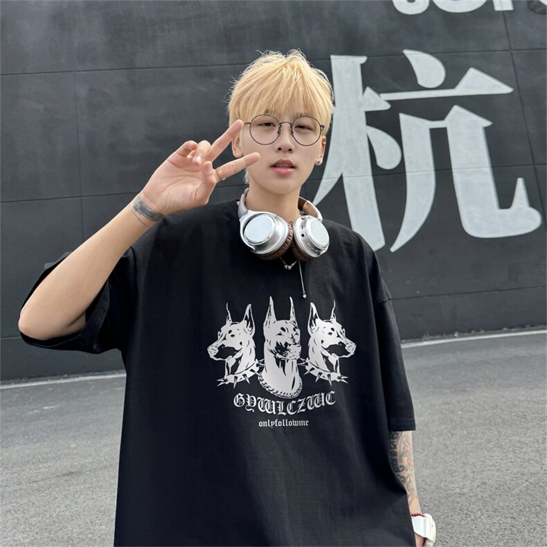 220G夏季新款纯棉圆领短袖T恤DT425-特P19控38,男装T恤,电商B370