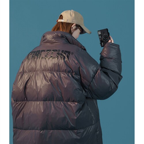 YR208-P175达标50绒过羽绒服基础款大字母印花控215，男装羽绒服，星座1408-1