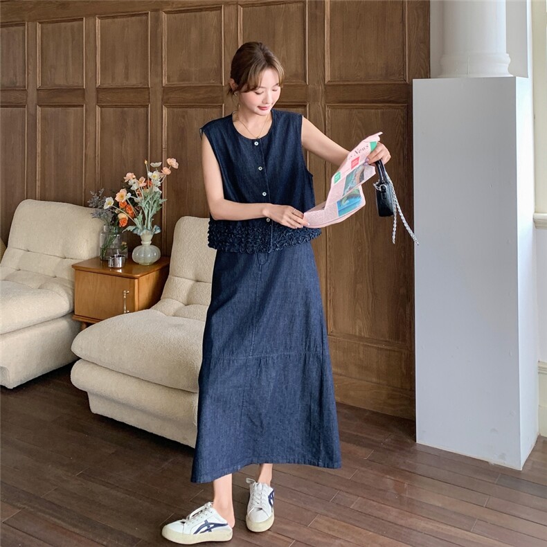 现货新款数据好韩系牛仔套装C258-2595-P145k198,女装套装/套裙,2C258