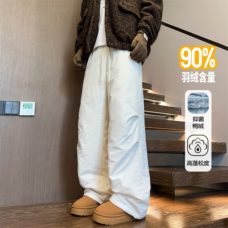 羽绒裤新款加厚保暖滑雪裤防寒潮牌宽松滑雪裤5D2131-TP95188，男装棉裤，电商A102