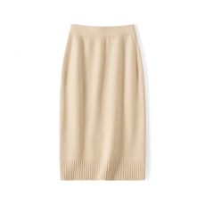 2025秋冬新款羊毛羊绒半身裙女中长款显瘦包臀一步裙子针织裙子女，女装半身裙，西欧羊绒