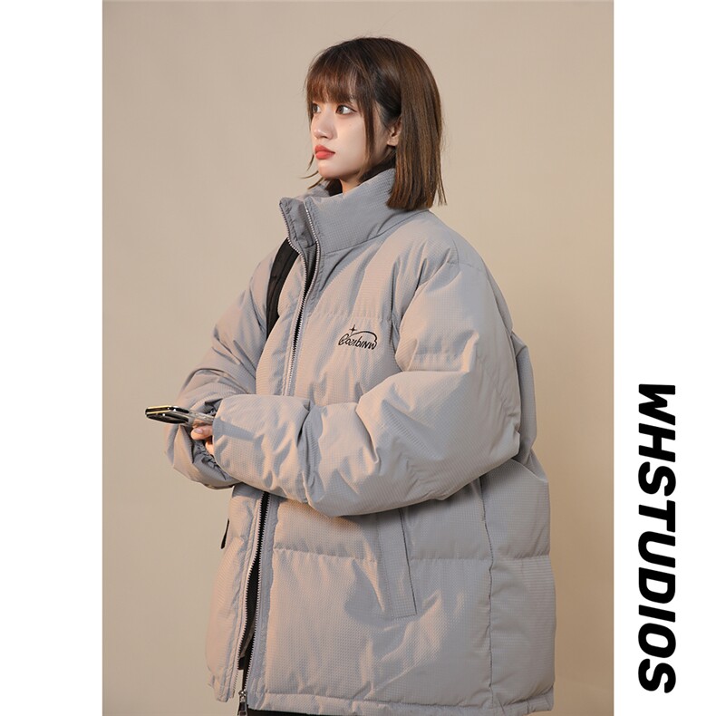 2025美式西海岸刺绣羽绒棉服中性女生保暖日系外套棉衣M876-TP60,男装棉衣,电商A170
