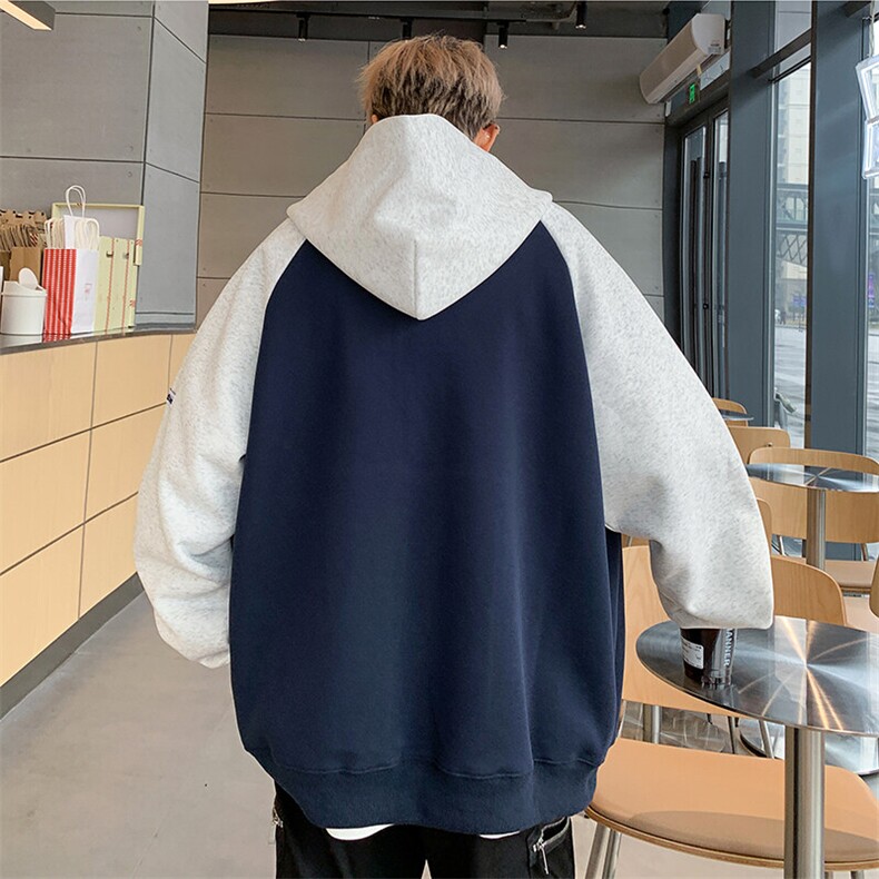 WY601-P42秋美式连帽宽松型开衫卫衣外套现货,男装卫衣,星座1503