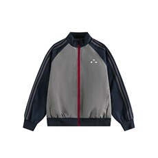 有货。三条杠外套男女同款春秋宽松运动休闲夹克WB652-P59，男装夹克，星座412-3