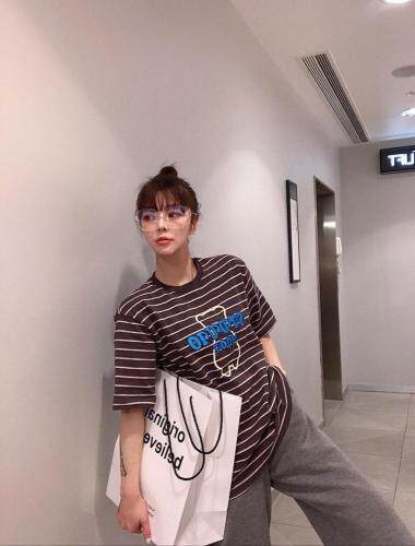 2021年横条T新品，女装，尚映