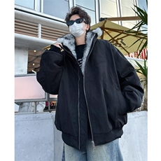 美式复古座山雕毛领棉服男冬季加绒加厚棉衣情侣外套M9088/P130，男装棉衣，星座506