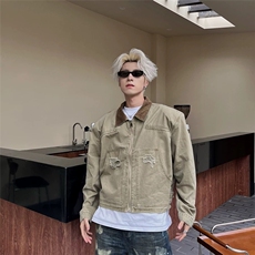 美式韩版工装夹克上衣男潮流外套JK7013-P77，男装夹克，星座208-5