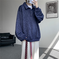 现货WY10165-特P48控88美式复古解构拼接大码男宽松情侣套头卫衣，男装卫衣，电商A059