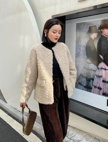 冬季颗粒外套，女装，淳沐