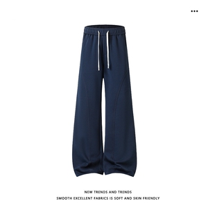 62%棉微喇华棉休闲宽松百搭舒适休闲卫裤M-5XL X1360特批24图片