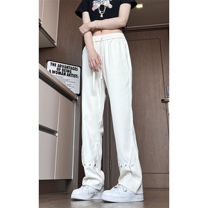 美式高街 hiphop冰丝铆钉微喇休闲裤货号K2425P55图片