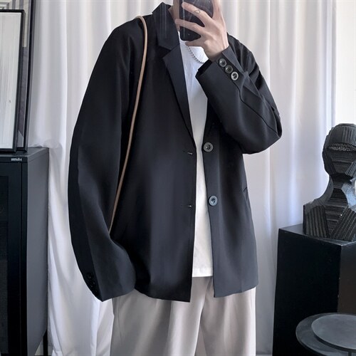 免烫正装西服外套韩版帅气休闲小西装男XF01 P55图片