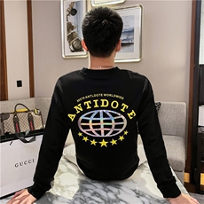 Q07/秋社会小伙潮流痞帅圆领网红宽松百搭潮牌简约卫衣男，男装卫衣，星座102A（原电商D309-1）