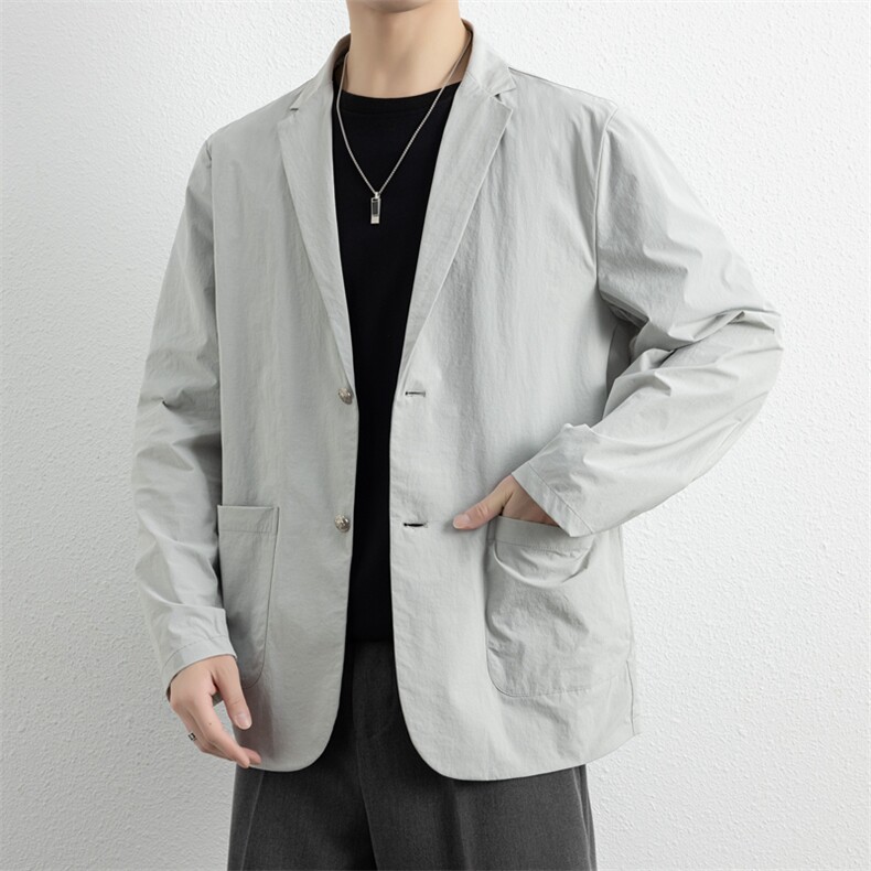 春季新款商务风西装外套男休闲西服男士西服JK02628-P83,男装西服套装,星座308B-2
