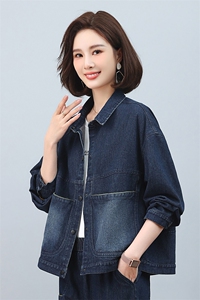 时尚百搭牛仔外套女宽松显瘦长袖夹克上衣春秋季新款韩版学生潮图片