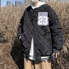 F586P65美式复古撞色棉服2024新款加厚保暖棉袄冬季，男装棉衣，星座512-6