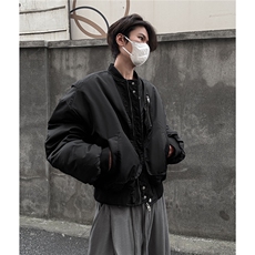 冬季美式飞行员短款加厚棉衣冬装棒球领棉服男装外套S376-特125，男装棉衣，电商A233-1