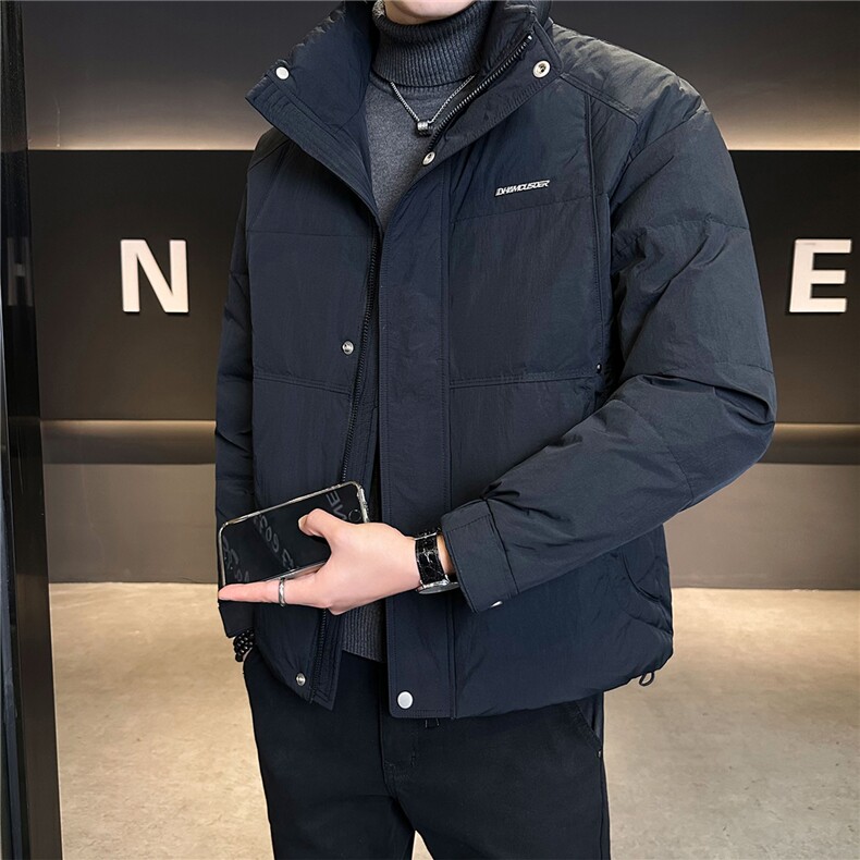 标50绒男士羽绒服冬季2025新款加厚立领外套A313-7915-P215,男装羽绒服,电商A313