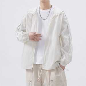 F713 P58防晒指数50+薄款宽松大码港风防晒衣夹克皮肤衣图片