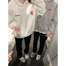 抖音得物二开现货供应春装重磅美式高街宽松连帽卫衣DL3001，男装卫衣，电商A486-1