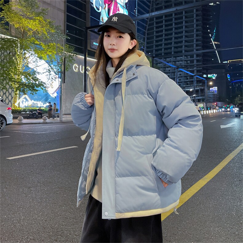 冬季情侣装加厚棉衣外套男假两件加厚外套男装上衣BM07-P75,男装棉衣,星座210-1