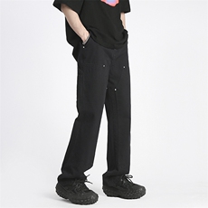夏季美式高街vibe铆钉伐木裤男款宽松直筒休闲工装裤D0987P55，男装工装外套，电商D325