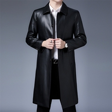 BH9099钱塘2020-2中年男士秋冬季新款时尚休闲加绒皮衣P185，男装皮衣，钱塘207-2