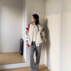 美式复古棒球服外套短款春秋设计感小众夹克WV54-P70，男装夹克，星座208-5