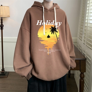 连帽卫衣男大码运动服帽衫外套WY2266-P35 加绒款-P40图片