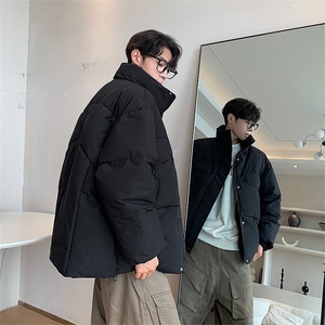 1506-1/MY2/P85男女纯色基础百搭面包服棉衣情侣棉服图片