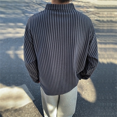 潮流宽松亨利领卫衣美式复古长袖T恤A161-MT-2604-P42，男装T恤，电商A161