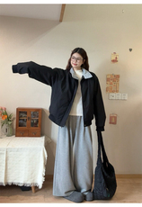 网图羊羔毛毛领棉服派克服男女冬季2025新款立领工装棉衣外套P78，男装棉衣，电商C306-1