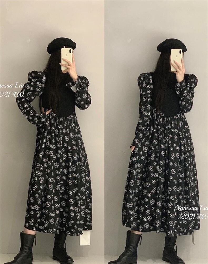 新款拼针织连衣裙！，女装连衣裙，Vanessa Liu