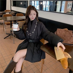 现货现货 收腰带腰带修身保暖羽绒服 2C167-899-P335-K468图片