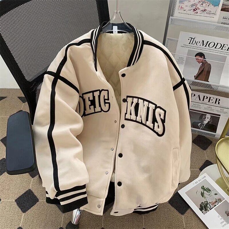 美式拼接情侣款棒球服男女春上衣韩版ins休闲卫衣外套MF338-P103,男装卫衣,星座412-3