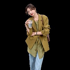 【现货】2022秋新款拼纱假两件西服251-603-P125-K188，女装西装，浙宝189