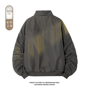 广检90%白鸭绒 冬季白底羽绒服充绒量75gM-5X HY25598-特P109图片