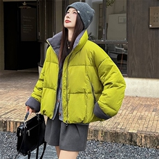 2025年冬季新款时尚潮流90白鸭绒舒适柔软短款羽绒服，女装羽绒服，超帛