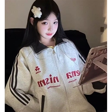 侧条纹棒球服男款秋冬麂皮绒运动夹克高街痞帅外套WY33，男装夹克，星座1116A（原606A-3）
