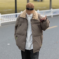 复古日系翻领工装加厚保暖棉袄外套男冬季Y127-P63，男装棉衣，星座1109-3