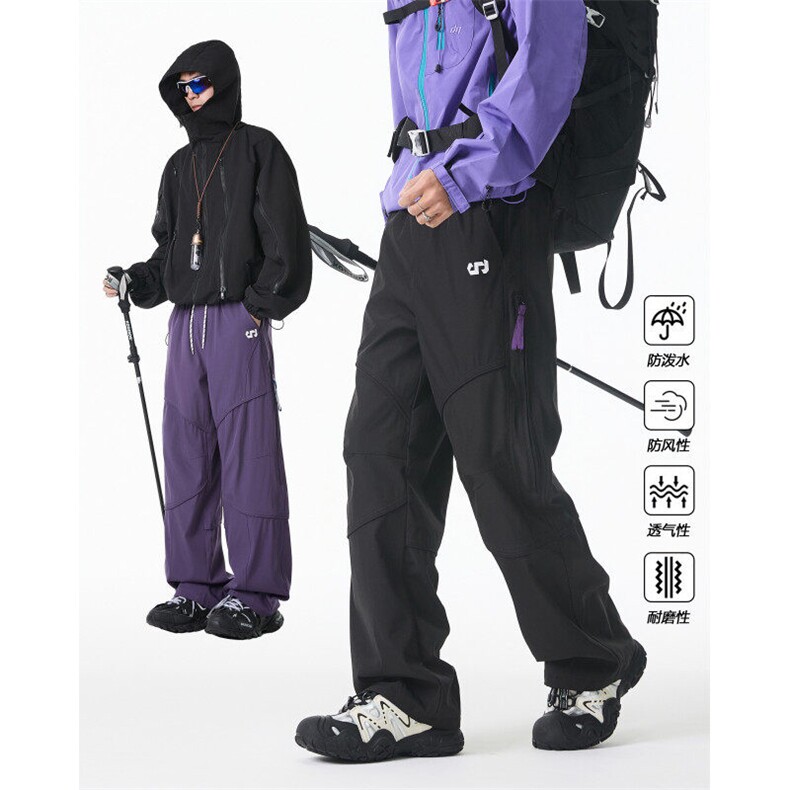 抖音品质春夏新款美式户外机能防水冲锋裤B315-K25729-p65控88图片
