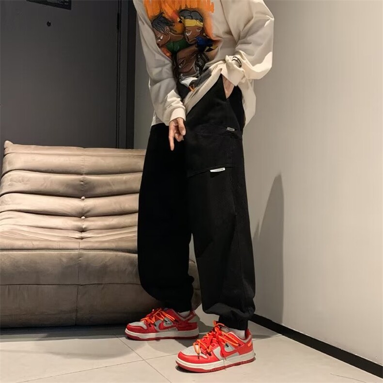 男秋季新款港风休闲裤XK88P35图片