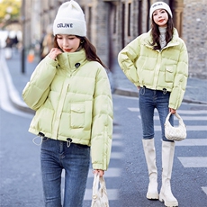 时尚短款羽绒服女2023冬季新款小个子加厚保暖面包服外套（现货），女装羽绒服，润尚靓点