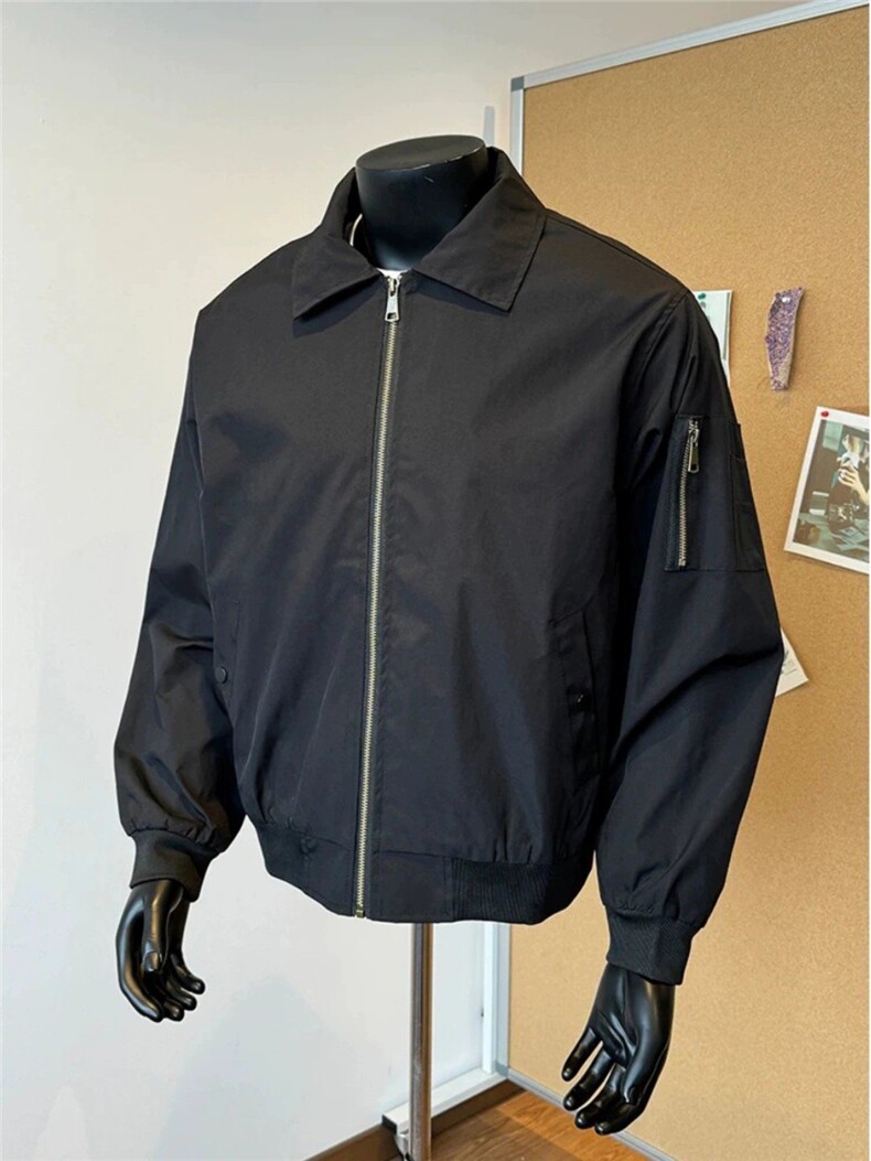 JK711-尺码M-3XL-P45-X90-美式飞行员夹克工装外套高短款棒球服,男装夹克,星座1811B