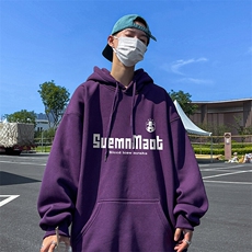 抖音得物供货可提供视频秋冬重磅美式宽松连帽卫衣DL2328，男装卫衣，电商A486