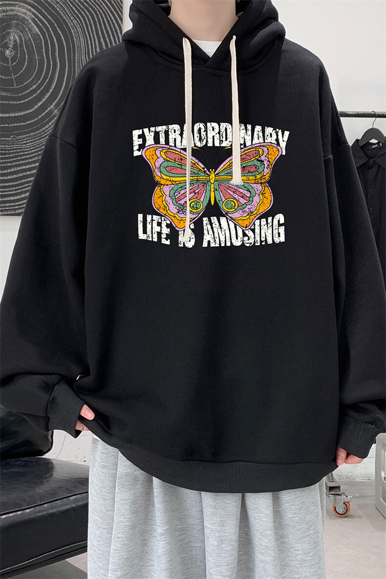 连帽卫衣男大码运动服帽衫外套WY2366-P35,男装卫衣,电商A040