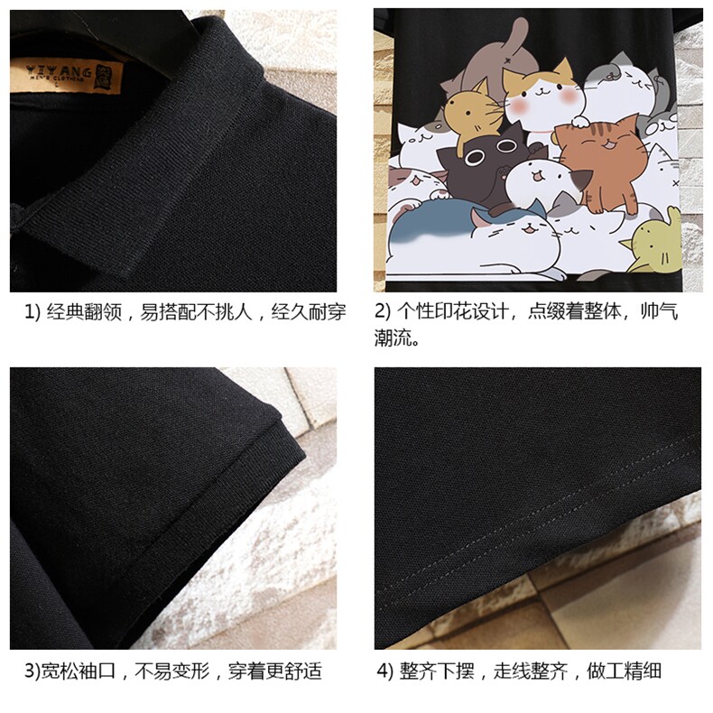 PL57162-P35翻领短袖polo衫男大码胖子半袖t恤男有领保罗衫,男装Polo衫,电商A040A