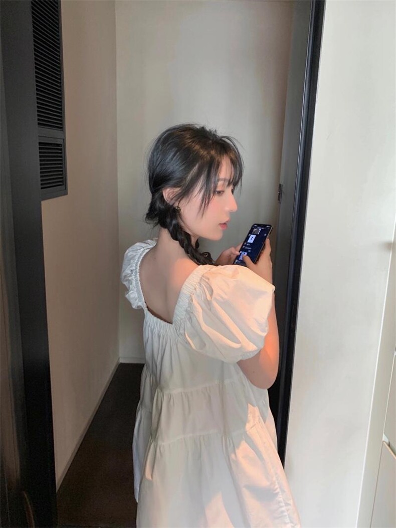 方领蝴蝶结公主裙,女装其它,喜午