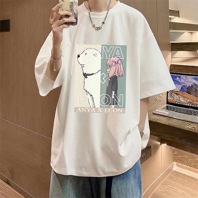 华夫格t恤男短袖男大码五分袖 酒店风 HT73365-P22图片