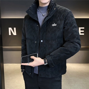 2502-M-3XL-P205标50绒店主风冬季立领男士休闲皮羽绒服男图片